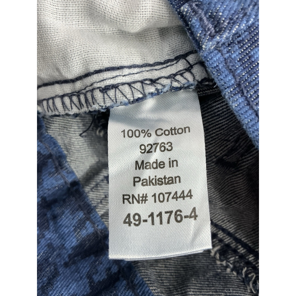 Womans Jessica London 18w Blue Black Checked Denim Jeans - Picture 4 of 9